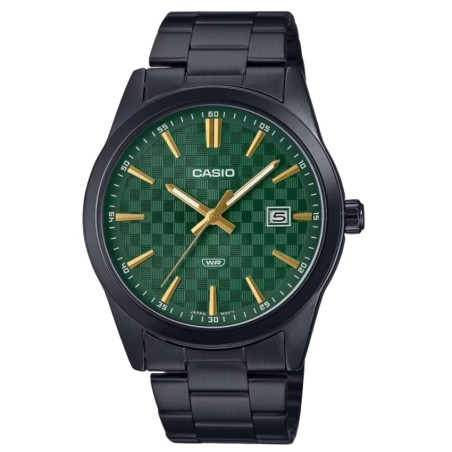CASIO COLLECTION Mod. DATE - CARBON LOOK - GREEN MTP-VD03B-3AUDF